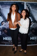 Shilpa Shetty, Shamita Shetty at Neerja Screening in Mumbai on 15th Feb 2016
